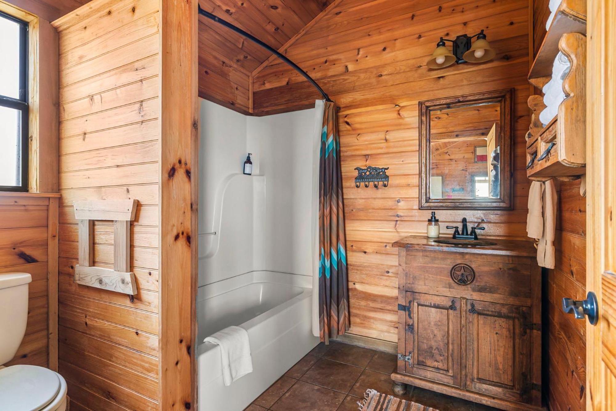 Enchanted Rockview Cabins Crabapple Exterior foto